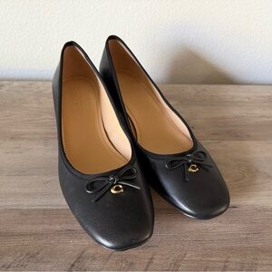 Coach Ava Ballet Block Heel Shoes Size 9.5